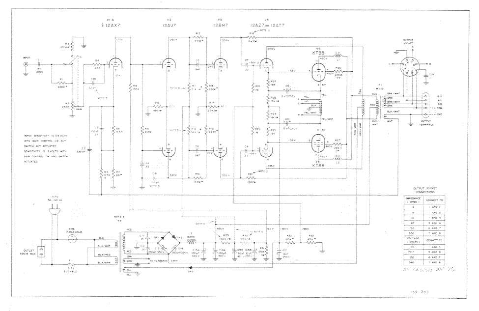 McIntosh MC45 Schematic