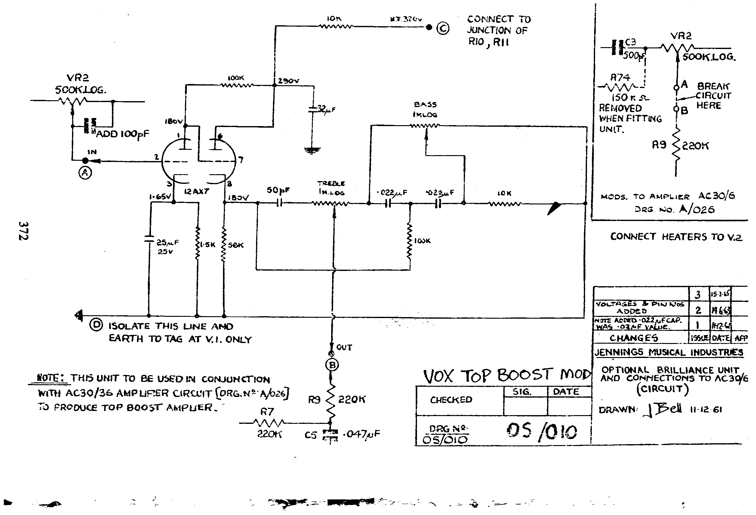 Vox Top Boost Mod Schematic